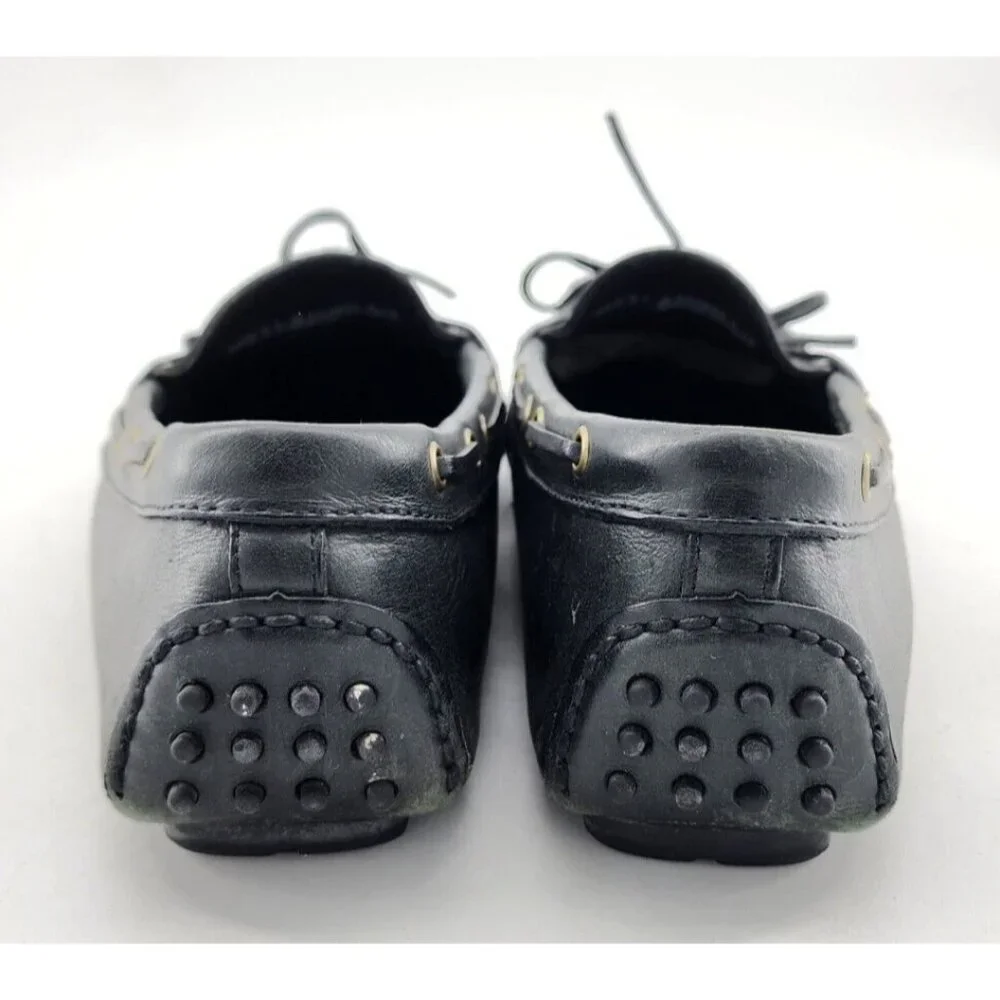 Cole Haan‎ Gunnison II Black Slip On Leather Driving Shoes Men's Size 8 M C05923
